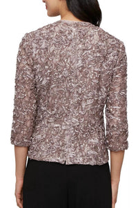 Alex Evenings - Women's Tailored Soutache Blouse Top