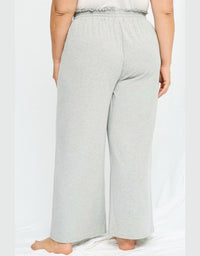 Hayden La - Ribbed Paperbag Wide Leg Pants