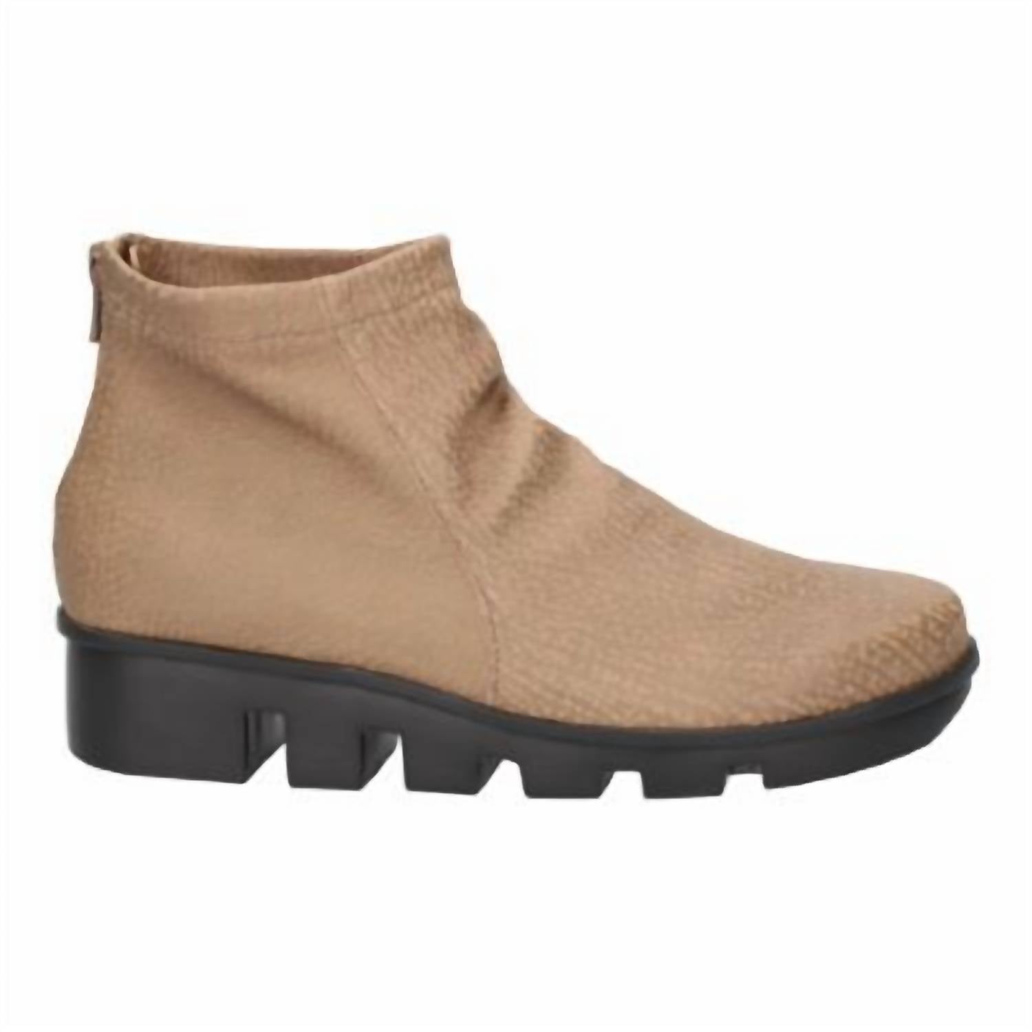 L'Amour Des Pieds - Women's Hadirat Elephant Leather Bootie