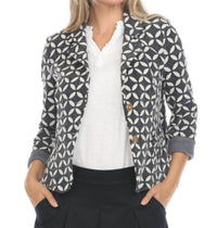 Flora Ashley - Collared Casual Jacket