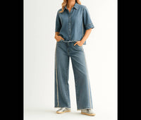 Joh Devin Pants in denim - women's pants - view 5