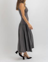 Lalavon - Lucy Mock Neck Maxi Dress