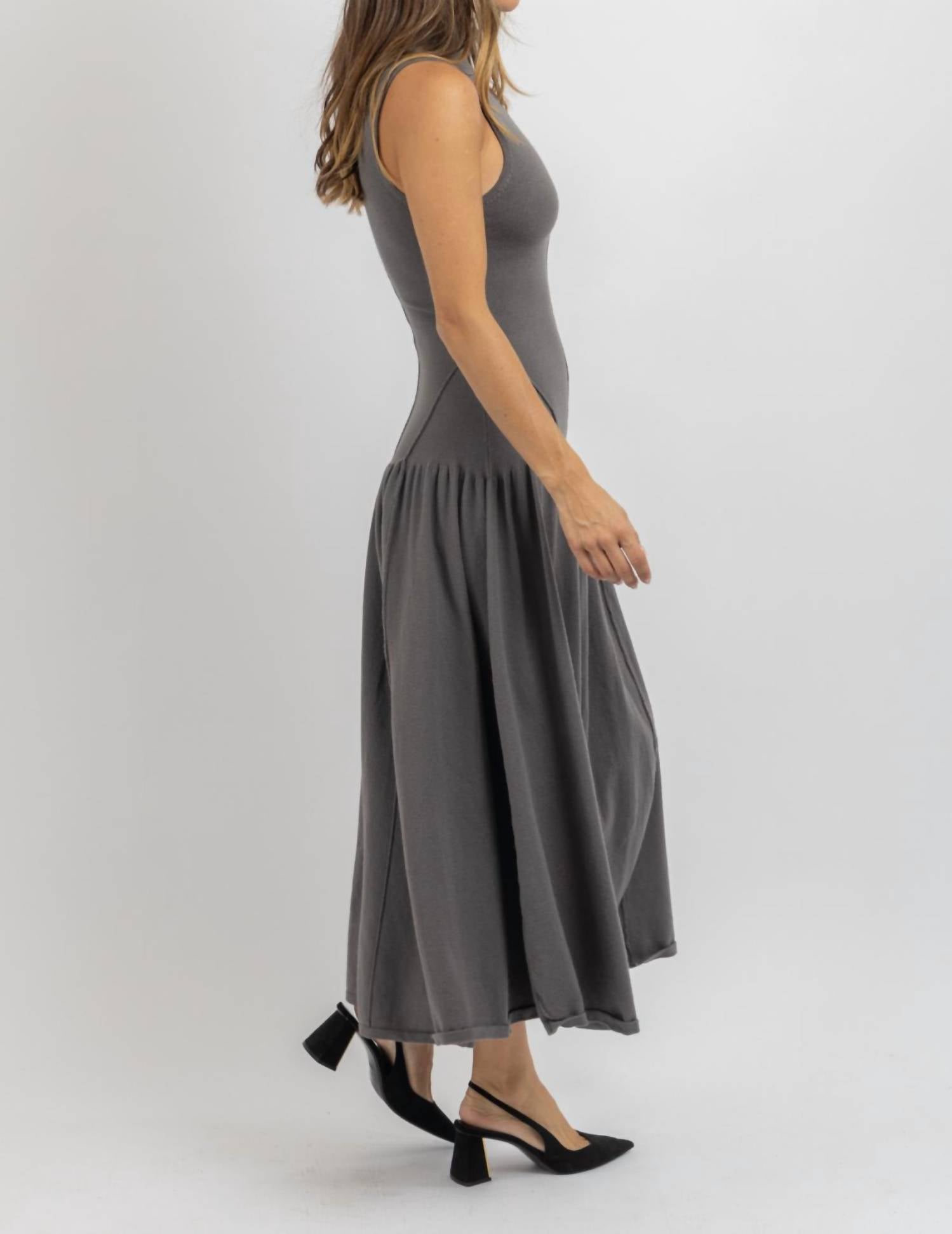 Lalavon - Lucy Mock Neck Maxi Dress
