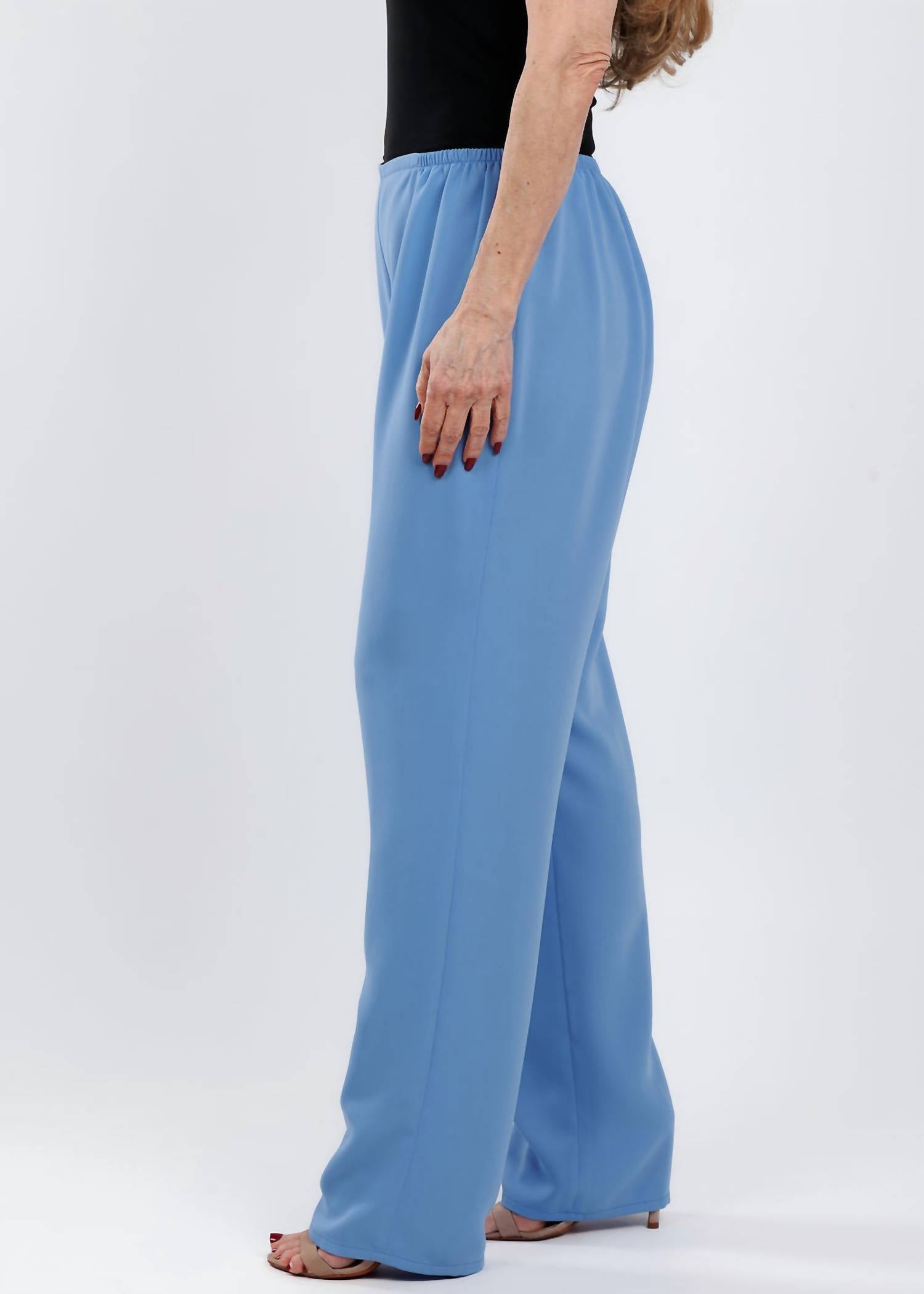 Caroline Rose - Women's Matte Crepe Straight Leg Pants