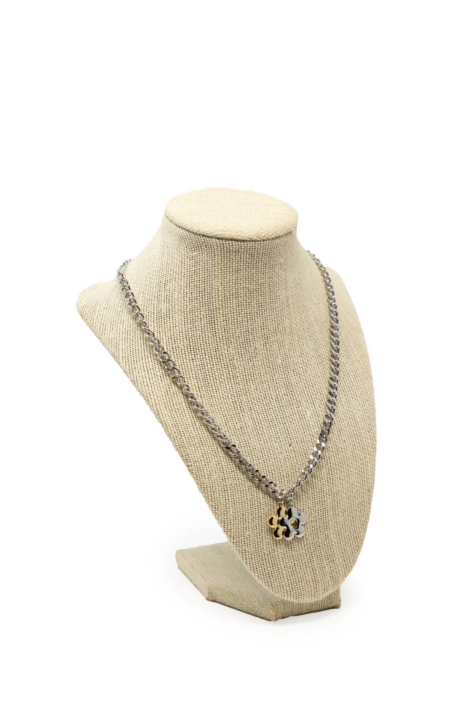 Mary Kathryn Designs - Gold & Silver Daisy Necklace