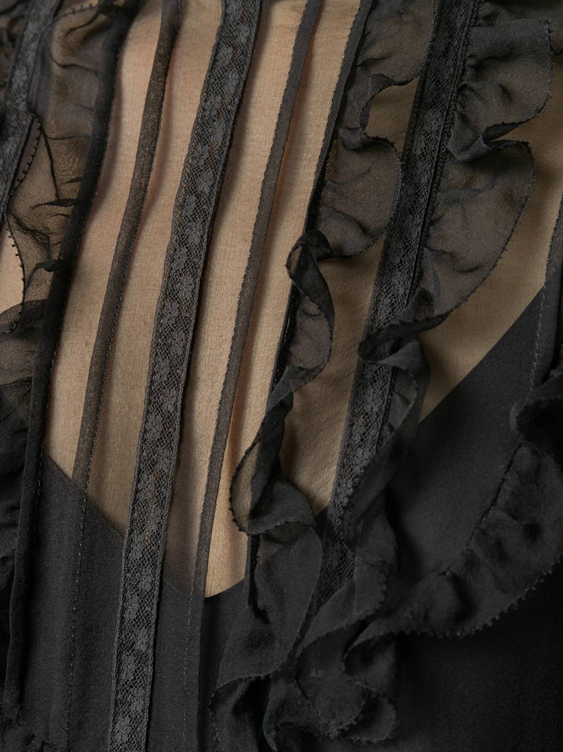 Valentino - Sheer Organza Blouse