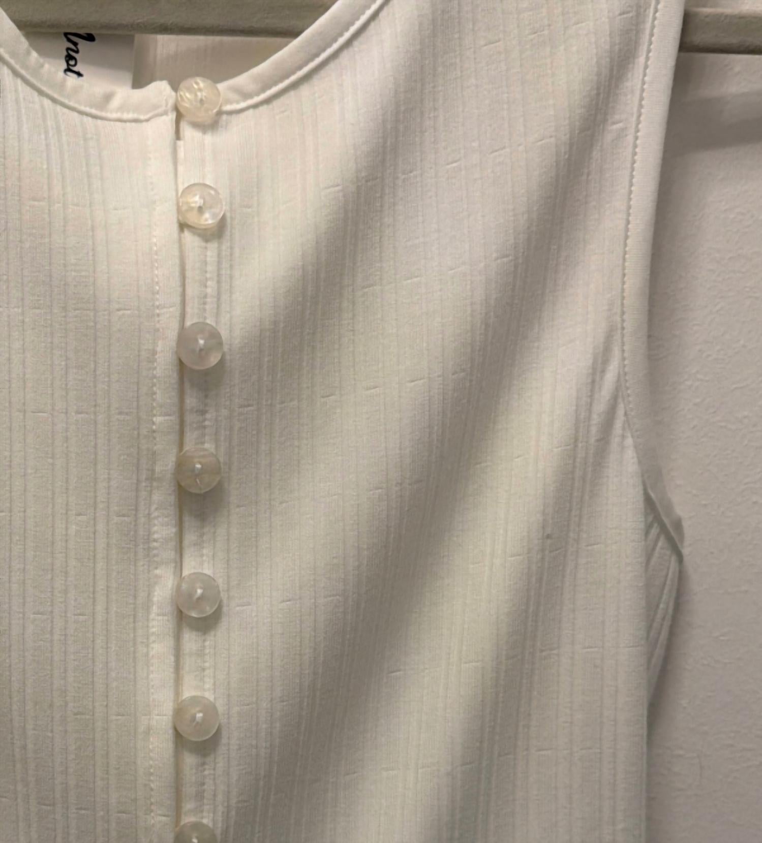 Another Love - Women's Button Front Knit Top
