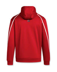 adidas Men's Texas Tech Sideline Athletic Pullover Hoodie in red - men's shirt - detail view