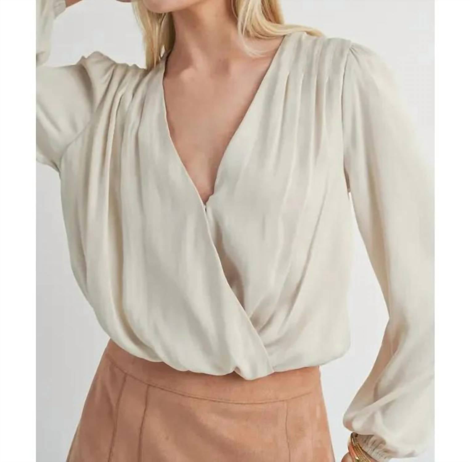 Sage The Label - Poetry Pleated Bodysuit