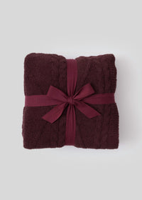 Barefoot Dreams - Cozychic Fisherman Cable Throw