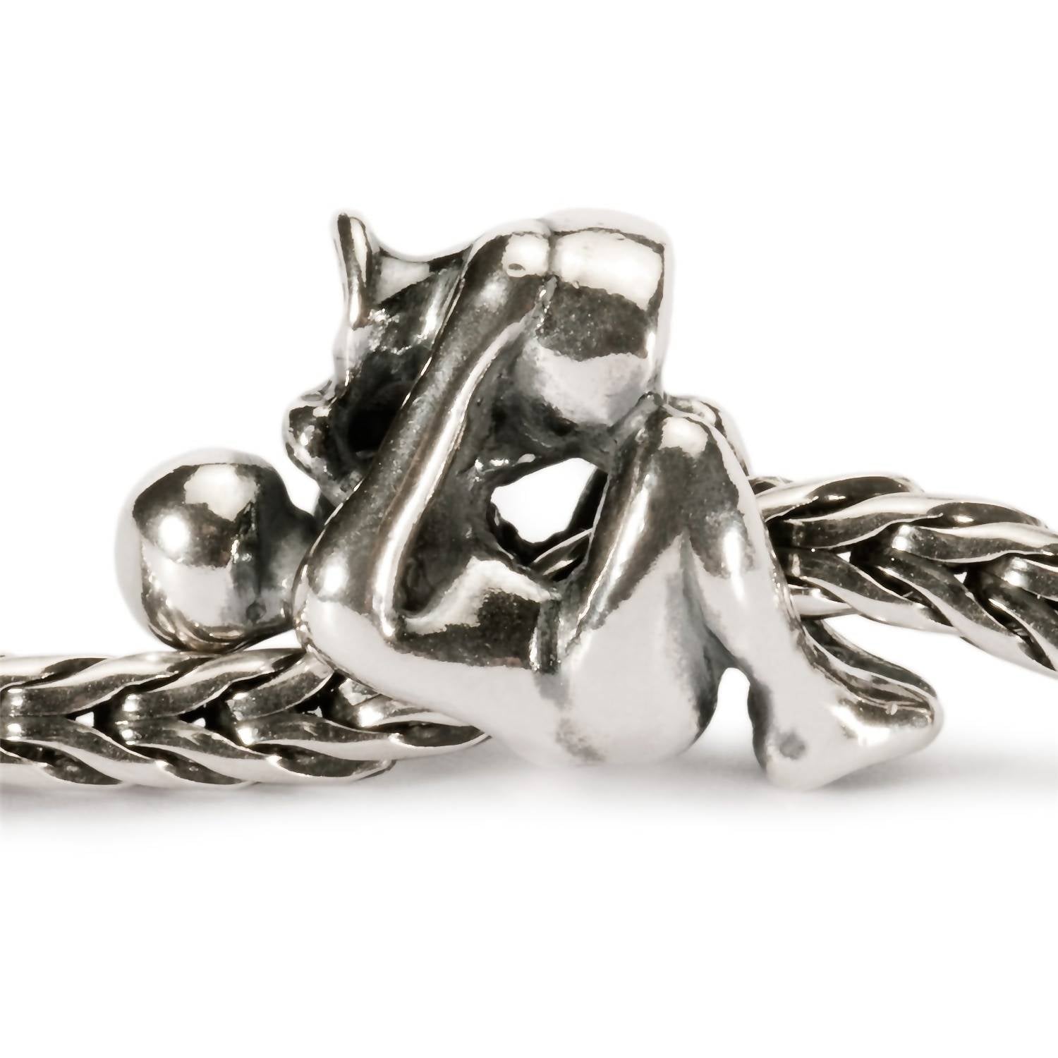 Trollbeads Aquarius Sterling Bead in silver - women's jewelry - detail view