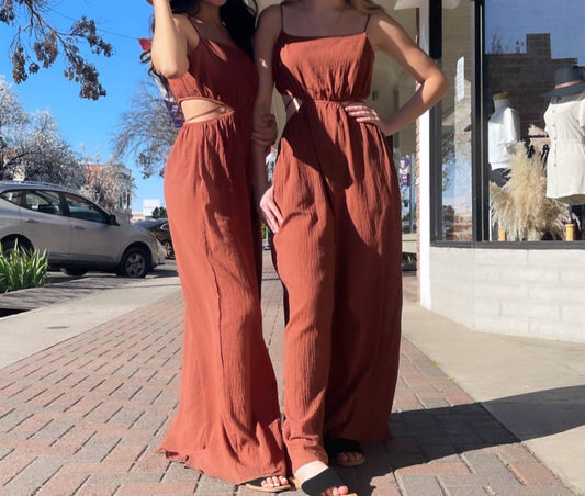 Cut-Out Jumpsuit