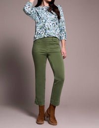 Tribal - Comfort Stretch Pull-on Kick Flare Ankle Pants