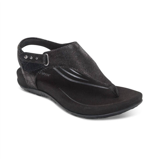 Aetrex - Women's Ellie Toe Post Walking Sandal