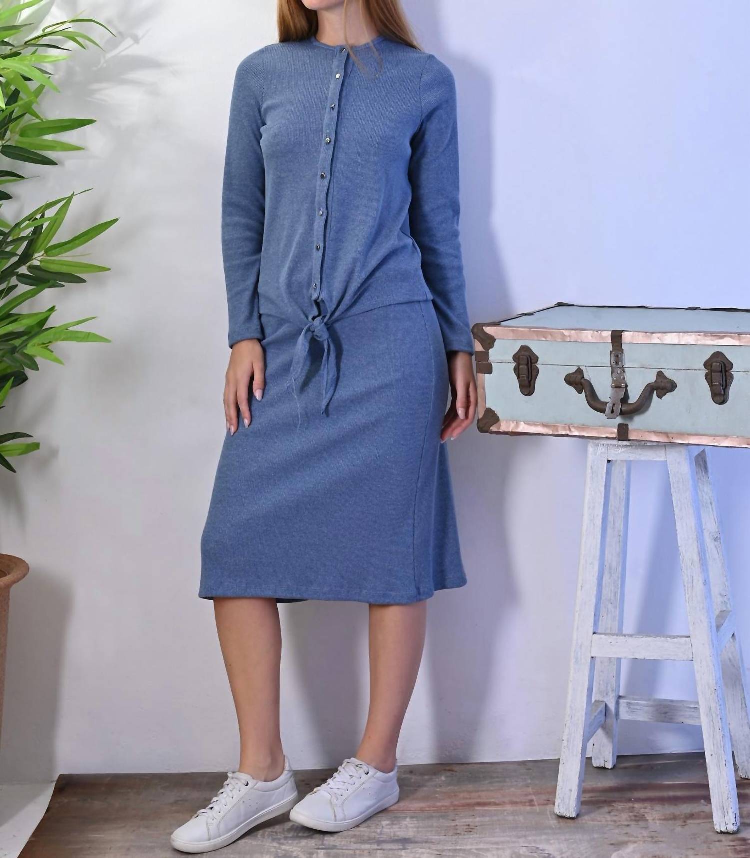 Roslyn - Two Piece Ribbed Set