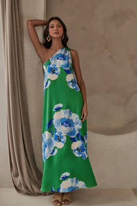 Sugarlips - Glena Floral Pleated Maxi Dress