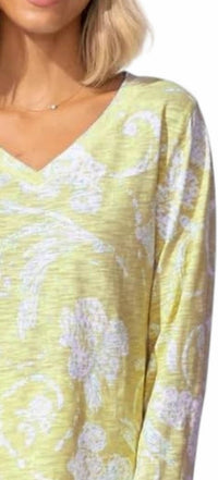 Habitat - Women's Peruvian Cotton Vintage Scroll Hi-lo Tee