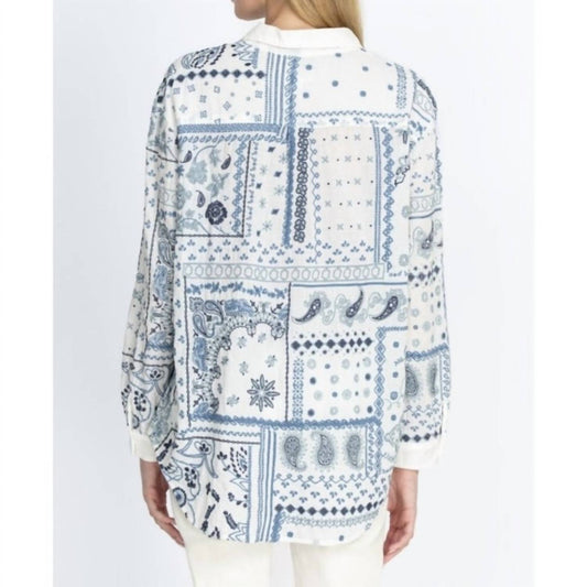 Johnny Was - Vanya Schiffli Oversized Shirt