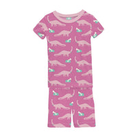 Kickee - Kids' Short Sleeve Pajama Set with Shorts