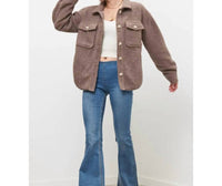 Newbury Kustom - Teddy Bear Button Down Jacket