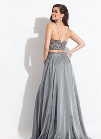 Rachel Allan - Two-piece Chiffon Prom Dress