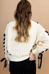 Bibi - Lexie Cropped V-neck Cardigan