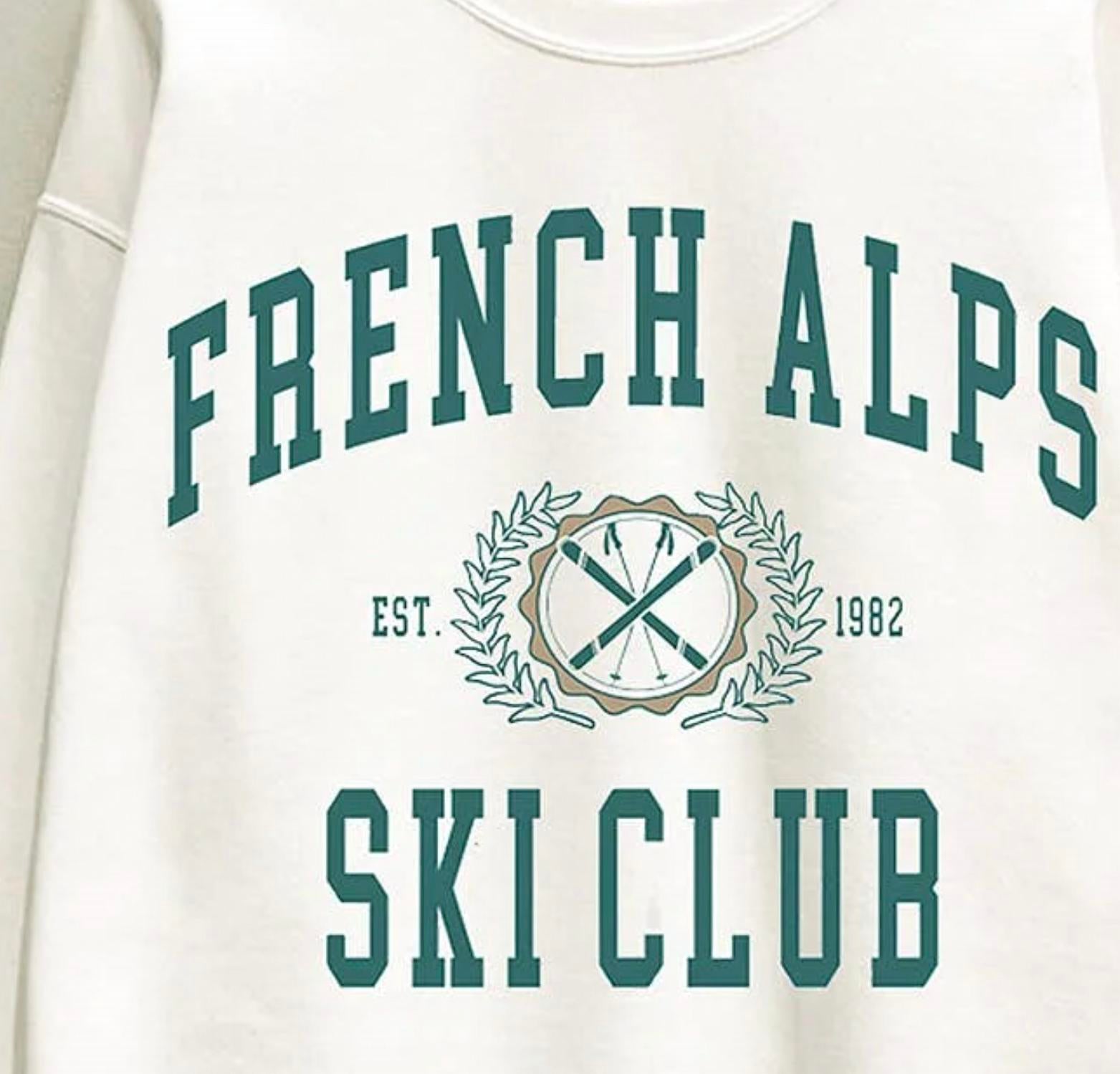 Sweet Claire - Women's French Alps Ski Club Sweatshirt