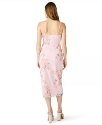 Steve Madden - Juliany Floral Printed Mesh Midi Dress