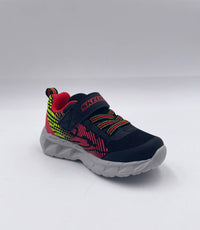 Skechers Boys Magna Lights Sneakers in black red - kids' sneaker