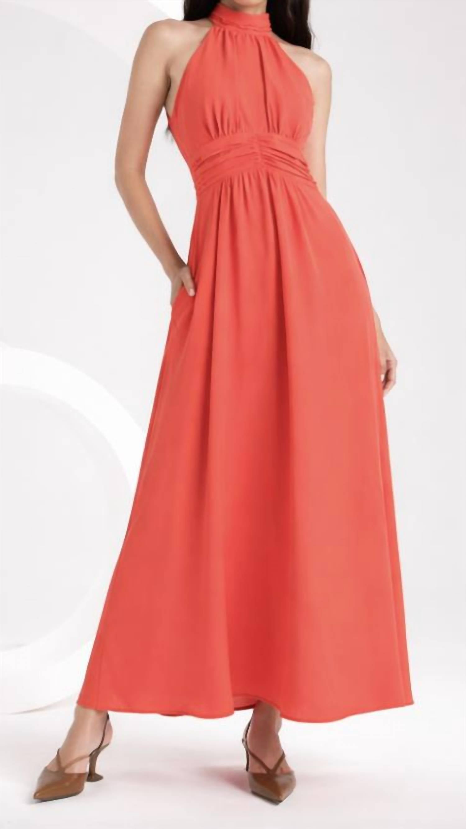 Purotatto - Halter Midi Dress