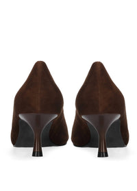Bibi Lou Women's Poznan Pump 55 Kitten Heel in brown suede - women's heels - view 4