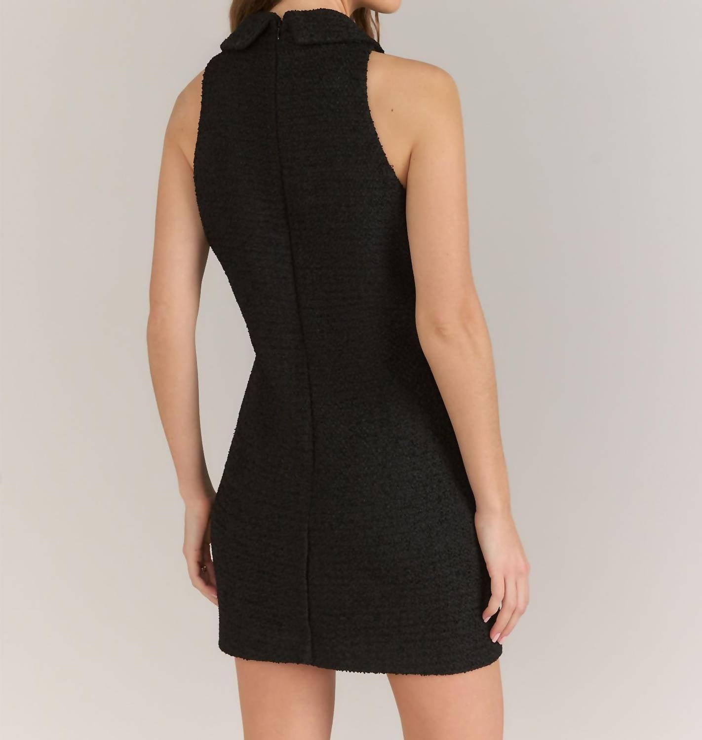 Endless Rose - Button Front Sleeveless Minidress