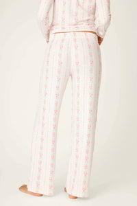 Pj Salvage - Roses Are Pink Petal Dream Pointelle Open Leg Pants