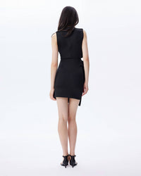 Theo The Label - Atlas Bow Scuba Short Skirt
