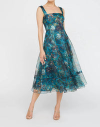 Theia - Anissa Square Neck Dress