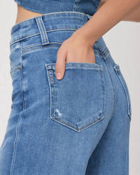 Paige - Anessa 31" w/ Raw Hem Denim