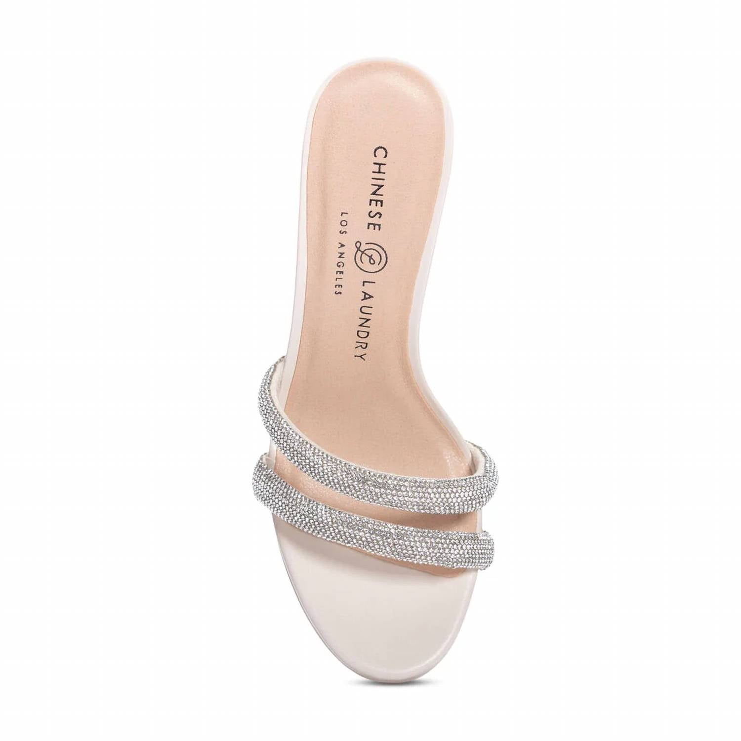 Chinese Laundry - Women's Friendly Rhinestone Dress Slide Heels