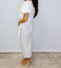 Adrienne - Margot Taffeta Midi Skirt