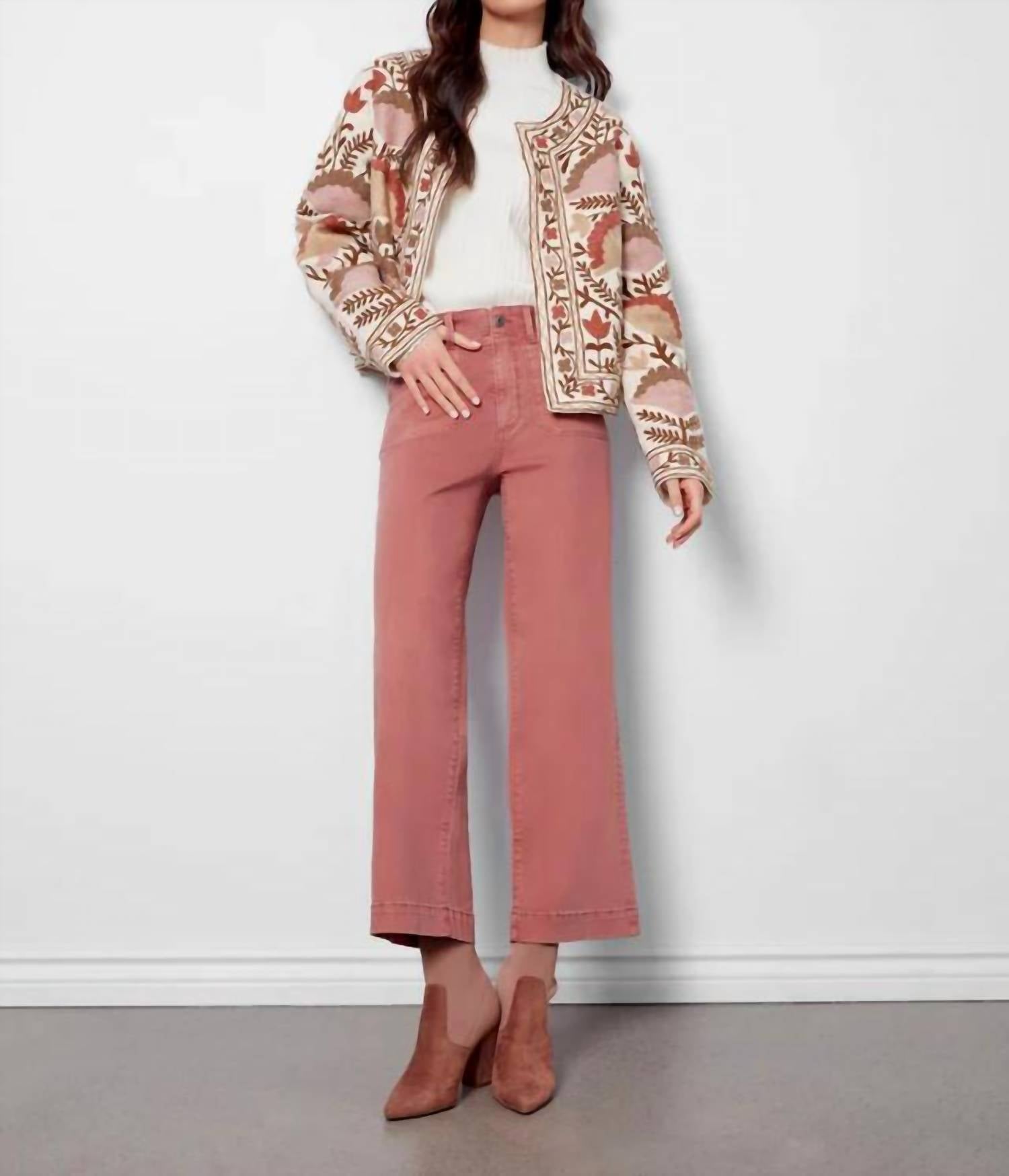 CHARLIE B Embroidered Jacket in ceremony - women's jacket - view 4