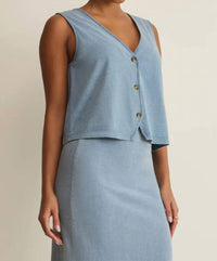Z Supply - Noelle Jersey Denim Sleeveless Tank