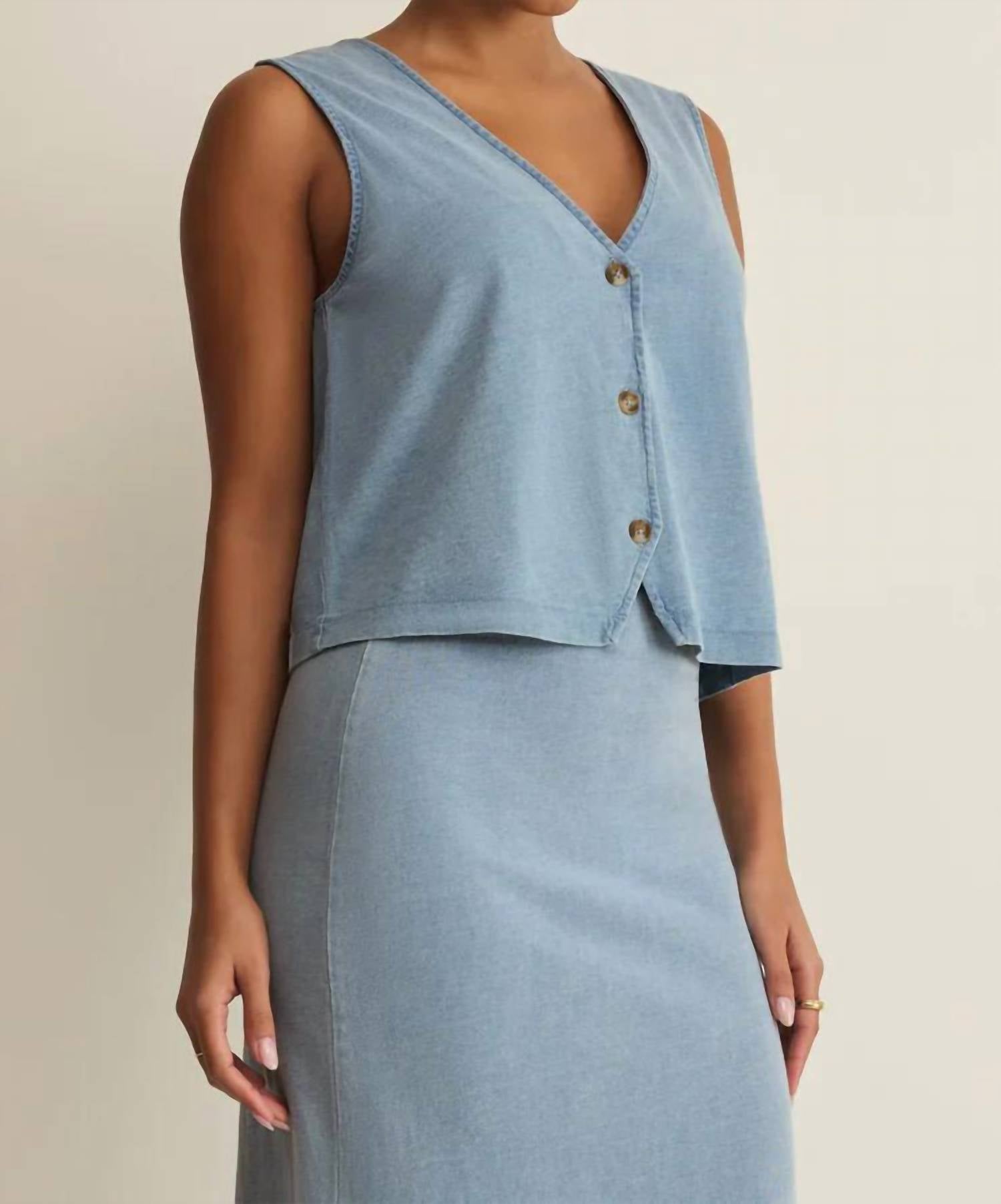 Z Supply - Noelle Jersey Denim Sleeveless Tank
