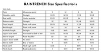 RAINRAPS Raintrench With Detachable Hood Rain Trench Coat in camel plaid - women's jacket - view 8