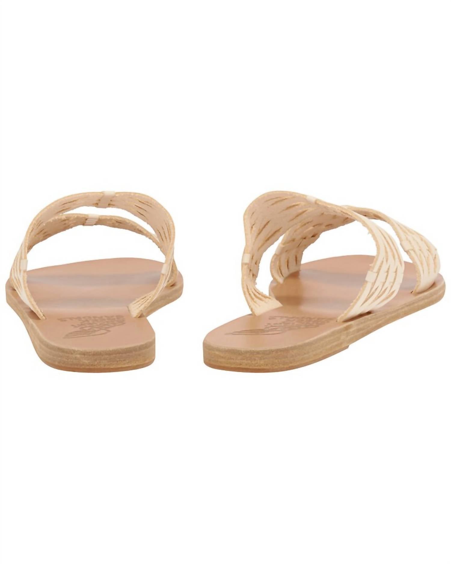 Ancient Greek Sandals - Women's Melia Woven Vachetta Sandal