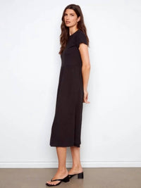 Charlie B - Crew Neck Long Dress