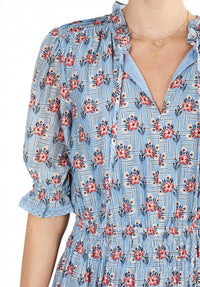 M.A.B.E. - Ara Print Midi Dress