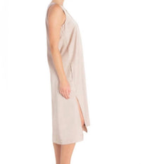 ELAINE KIM Tabitha V-neck Dress in shell - women's dress - detail view