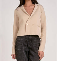 Elan - Sweater Jacket With Lapel