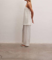 Le Cle - Essence Linen Strapless Top