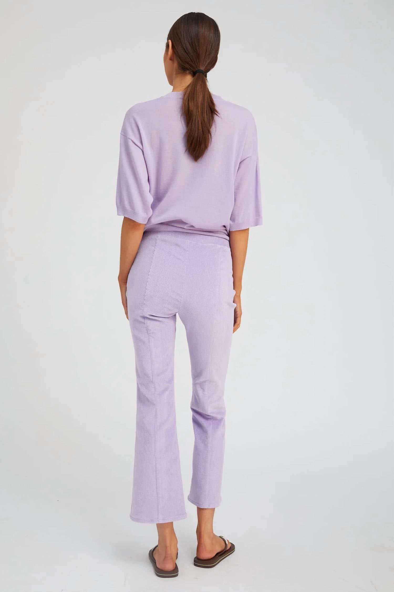 Sprwmn - Ankle Flare Princess Seam Pant