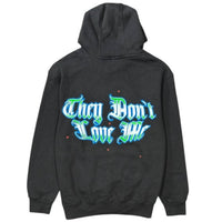 Never Broke Again - Men's Goth Punk Hoodie
